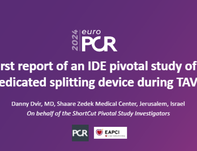 First report of an IDE pivotal study of a dedicated splitting device during TAVR